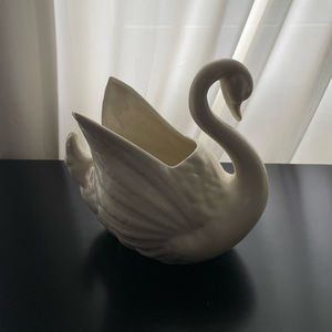 Swan Vase or Plant Pot
